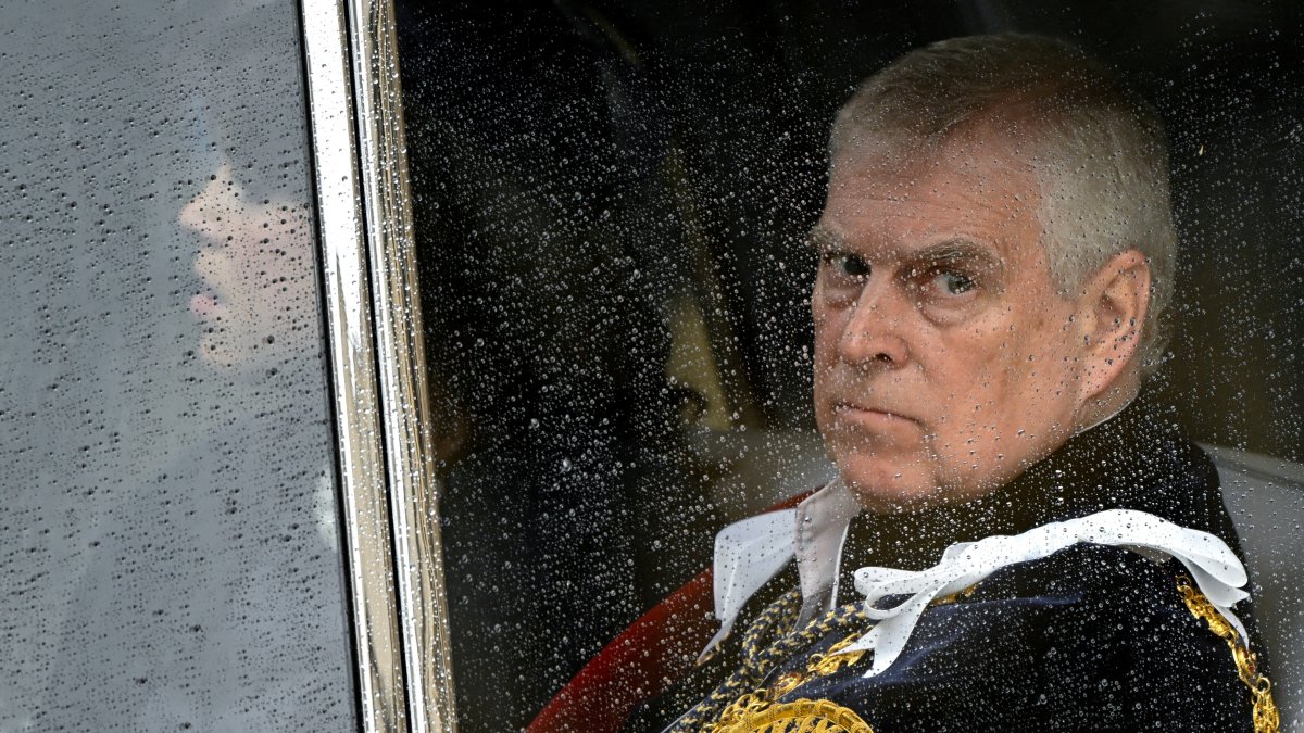 Britain&#039;s Prince Andrew leaves Westminster Abbey following the coronation ceremony of Britain&#039;s King Charles and Queen Camilla, London, Britain, May 6, 2023. (Reuters Photo)