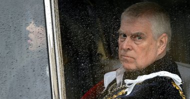 Britain&#039;s Prince Andrew leaves Westminster Abbey following the coronation ceremony of Britain&#039;s King Charles and Queen Camilla, London, Britain, May 6, 2023. (Reuters Photo)