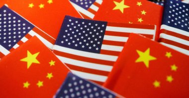 The flags of the U.S. and China are seen in this illustration picture taken August 2, 2022. (Reuters Photo)