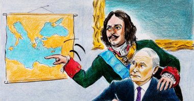 &quot;Peter I recognized that to secure global dominance for his empire, it was necessary to find a solution to Russia&#039;s greatest disadvantage.&quot; (Illustration by Erhan Yalvaç)