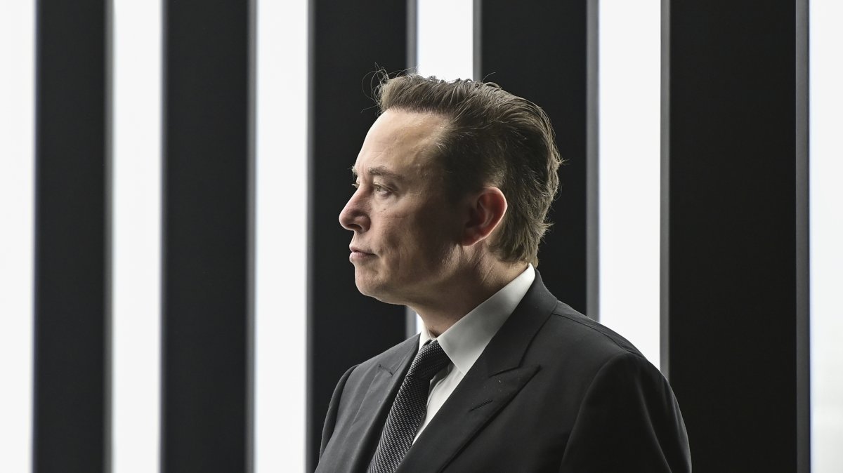 Tesla CEO Elon Musk attends the opening of the Tesla factory Berlin Brandenburg, Gruenheide, Germany, March 22, 2022. (AP Photo)