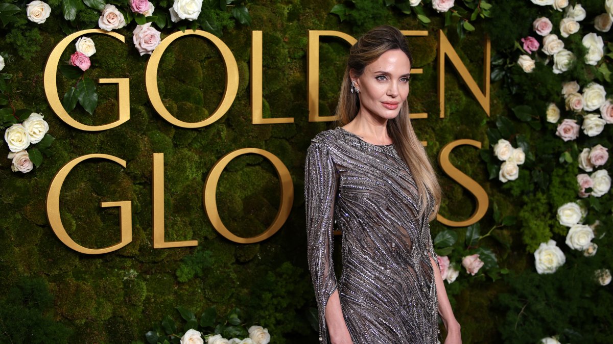 Angelina Jolie attends the 82nd Golden Globe Awards in Beverly Hills, California, U.S., Jan. 5, 2025. (Reuters Photo)