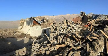 Damaged houses are pictured after an earthquake at a village in Shigatse, Tibet Autonomous Region, China, Jan. 7, 2025. (Reuters Photo)