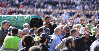 Members of the Gülenist Terror Group (FETÖ) attend the funeral of ringleader Fetullah Gülen, New Jersey, U.S., Oct. 24, 2024. (Sabah File Photo)