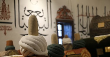 The Mevlana Museum, the final resting place of the renowned Sufi philosopher Mevlana Jalaluddin Rumi, welcomed a record 3,048,055 visitors in 2024, Konya, central Türkiye. (AA Photo)