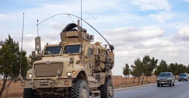 U.S. forces patrol in Hasakeh, Syria, Dec. 30, 2024. (AFP Photo)