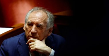 French Prime Minister Francois Bayrou at a session at parliament, Paris, France, Dec. 17, 2024. (Reuters File Photo)