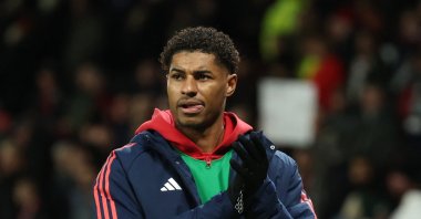 Manchester United's Marcus Rashford looks dejected after the Premier League match against Newcastle United at Old Trafford, Manchester, U.K., Dec. 30, 2024. (Reuters Photo)