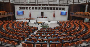 A view of Parliament, in the capital of Ankara, Türkiye, Jan. 9, 2025. (AA Photo)