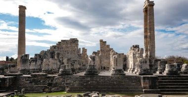 A general view of the Temple of Apollo in Didim, Aydın, southwestern Türkiye, Dec. 26, 2024. (AA Photo)