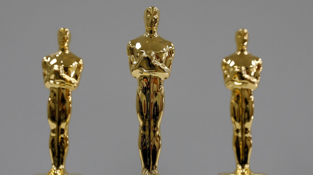 Finished mounted Oscar Statuettes are seen at the Polich Tallix foundry in Walden, New York, U.S., Jan. 25, 2018. (Reuters Photo)