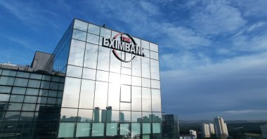 The headquarters of the Türk Eximbank in Istanbul, Türkiye, May 21, 2024. (IHA Photo)