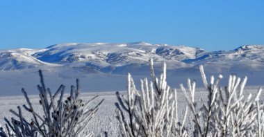 The coldest place in the country in 2024 was Ardahan with temperatures reaching minus 34.3 degrees Celsius, Ardahan, Türkiye, Jan. 3, 2025. (AA Photo)
