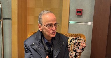 Syrian opposition coalition head Hadi al-Bahra speaks during an interview with Daily Sabah, Ankara, Türkiye, Jan.15, 2025. (Photo by Dilara Aslan)