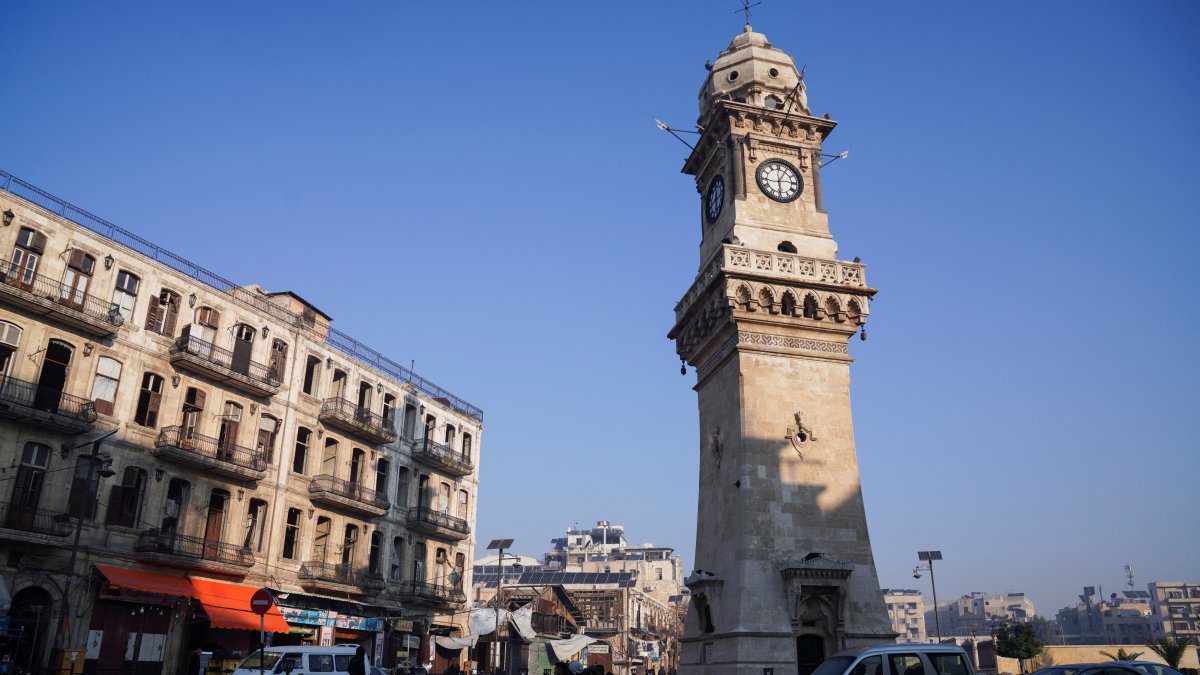 A man drives his motorbike on a street, after one month after the ousting of Syria's Bashar Assad, in Aleppo, Syria, Jan. 8, 2025. (Reuters Photo)