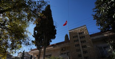 A view of the Turkish Consulate building in Aleppo, Syria, Jan. 20, 2025. (AA Photo)