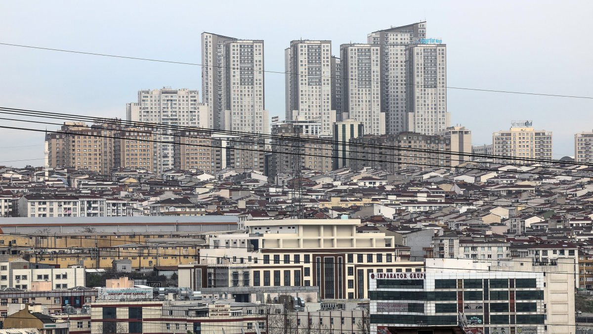 A view from Esenyurt, one of the most crowded districts of Istanbul, Türkiye, April 4, 2023. (Reuters Photo)