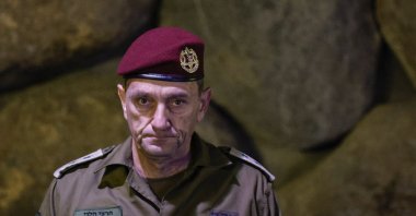  Chief of the General Staff of the Israel Defense Forces (IDF), Herzi Halevi attends a wreath-laying ceremony marking Israel&#039;s national Holocaust Remembrance Day in the Hall of Remembrance at Yad Vashem, the World Holocaust Remembrance Center, in Jerusalem, May 6, 2024. (EPA File Photo)