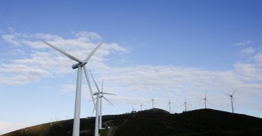 Wind turbines operate at a wind farm in Dumbria, near Finisterre, Spain, Dec. 12, 2024. (Reuters Photo)
