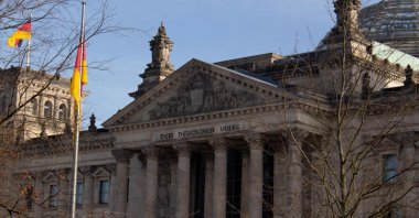 The Reichstag building that houses the Bundestag, Germany's lower house of parliament, is pictured in Berlin, Germany, Jan. 22, 2025. (AFP Photo)