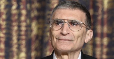 Nobel laureate in chemistry Aziz Sancar looks on during a news conference at the Royal Swedish Academy of Science, Stockholm, Sweden, Dec. 7, 2015. (Reuters Photo)