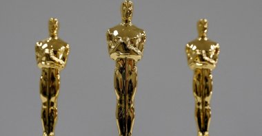 Finished mounted Oscar statuettes are seen at the Polich Tallix foundry in Walden, New York, U.S., Jan. 25, 2018. (Reuters Photo)