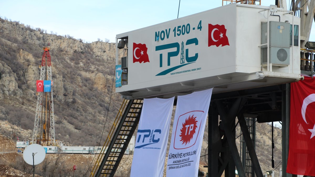 The oil production site in Şırnak, southeastern Türkiye, Jan. 8, 2025. (IHA Photo)