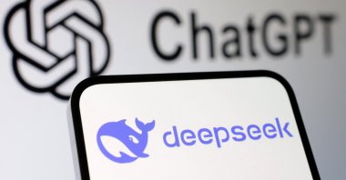 Deepseek and ChatGPT logos are seen in this illustration taken on Jan. 27, 2025. (Reuters Photo)