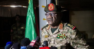 Chief of Staff of the Sudanese Army, Gen. Mohamed Osman al-Hussein, speaks to the media in Khartoum, Sudan, Jan. 26, 2025. (Reuters Photo)