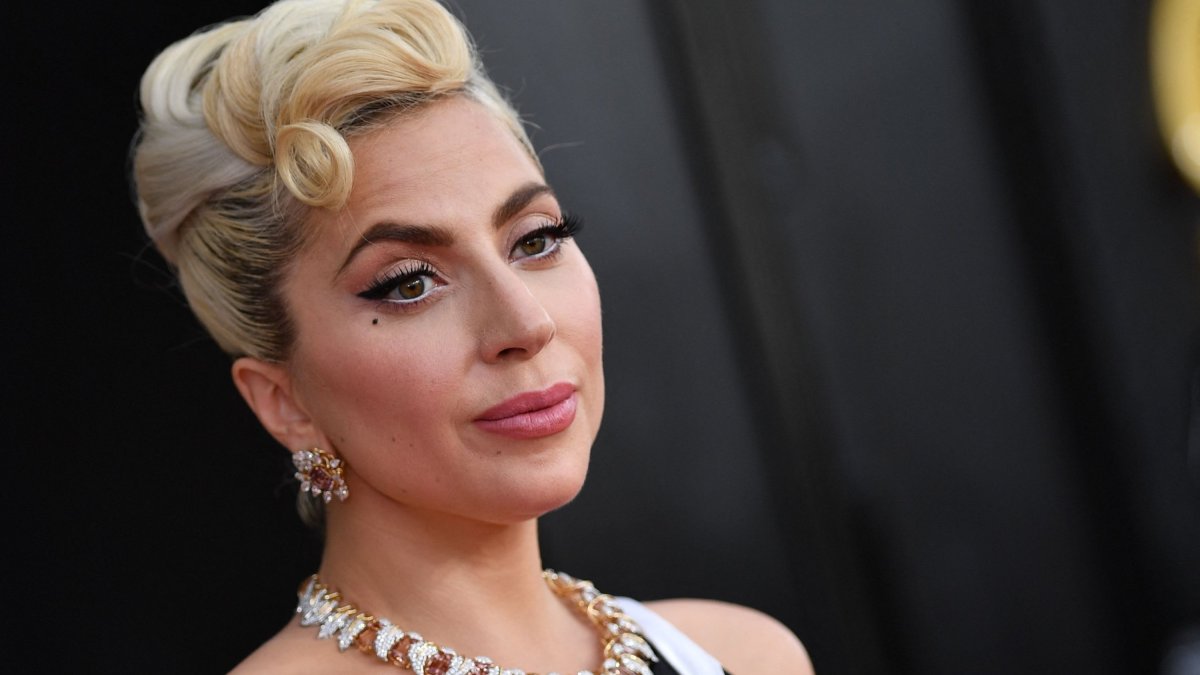 Singer-songwriter Lady Gaga arrives for the 64th Annual Grammy Awards at the MGM Grand Garden Arena in Las Vegas, U.S., April 3, 2022. (AFP Photo)