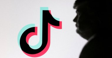 A 3D-printed miniature model of U.S. President-elect Donald Trump and TikTok logo are seen in this illustration taken Jan. 19, 2025. (Reuters Photo)