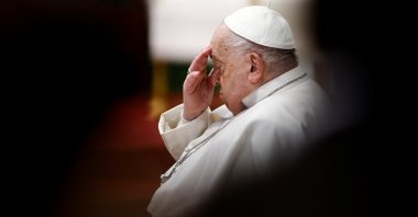 Pope Francis leads Holy Mass at St. Peter&#039;s Basilica in the Vatican, Jan. 26, 2025. (Reuters Photo)
