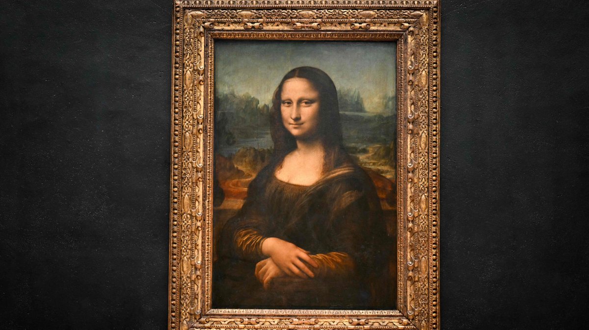 The painting &quot;La Joconde&quot; (the Mona Lisa) by Italian artist Leonardo Da Vinci at the Louvre Museum, Paris, France, Jan. 28, 2025. (AFP Photo)
