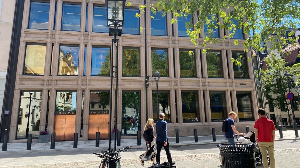 A view shows the building of Norway’s central bank (Norges Bank), Oslo, Norway, June 23, 2022. (Reuters Photo)