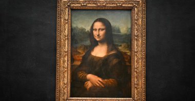 The painting &quot;La Joconde&quot; (the Mona Lisa) by Italian artist Leonardo Da Vinci at the Louvre Museum, Paris, France, Jan. 28, 2025. (AFP Photo)