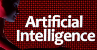 The words &quot;artificial Intelligence&quot; are seen in this illustration taken on March 31, 2023. (Reuters Photo)