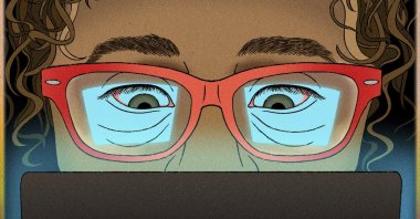 Too much exposure to screens can lead to dry or watery eyes, fuzzy vision and headaches. (AP Photo)