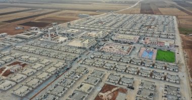 An aerial view of the newly opened &quot;City of Hope,&quot; providing support for 10,000 displaced Syrians, Azaz, northern Syria, Jan. 29, 2025. (AA Photo)