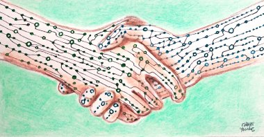 &quot;The announcement of “Stargate” reflects an accelerating trend of technological polarization, where nations align themselves with competing technological and geopolitical axes.&quot; (Illustration by Erhan Yalvaç)