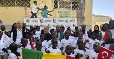 Children at the renovated orphanage enjoy their newly improved facilities, Dakar, Senegal, Jan. 30, 2025. (AA Photo)