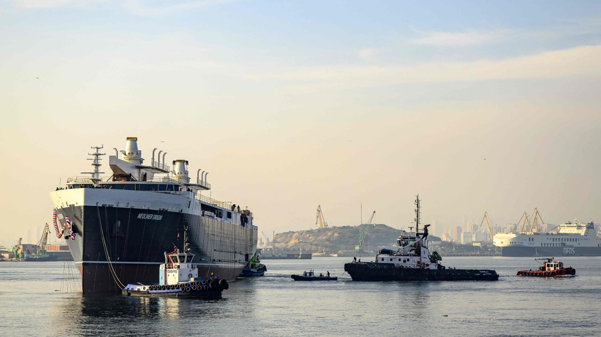 World’s longest wind-powered cargo sail ship launched in Türkiye