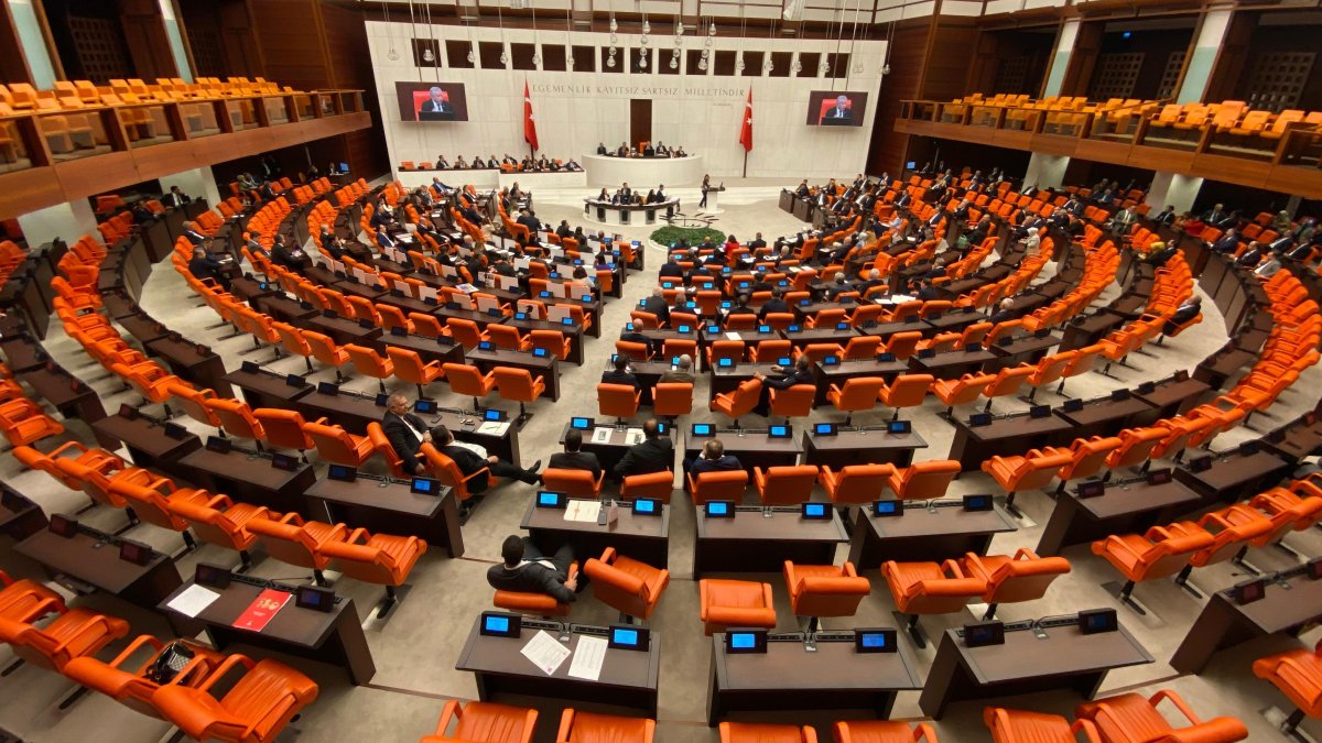 A view of the Turkish Parliament where the bill will be tabled, Ankara, Türkiye, Jan. 29, 2025. (DHA Photo)