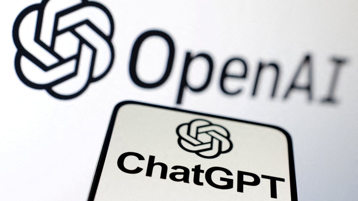 OpenAI and ChatGPT logos are seen in this illustration created on Feb. 3, 2023. (Reuters Photo)