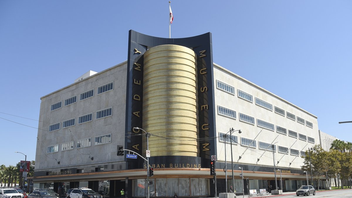 The exterior of the Academy Museum of Motion Pictures, Sept. 21, 2021, Los Angeles, U.S., (AP Photo)