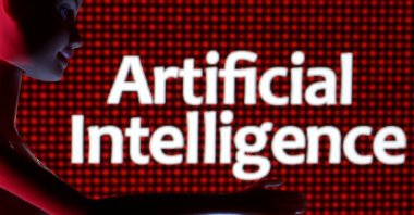 The words &quot;Artificial Intelligence&quot; are seen in this illustration taken on March 31, 2023. (Reuters Photo)