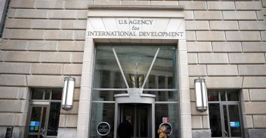 The U.S. Agency for International Development (USAID) headquarters is seen, Feb. 3, 2025, in Washington, D.C. (AFP Photo)