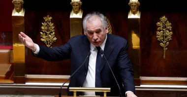 French Prime Minister Francois Bayrou delivers a speech during a debate on the first part of the 2025 Social Security Financing bill (PLFSS) at the National Assembly in Paris, France, Feb. 3, 2025. (Reuters Photo)