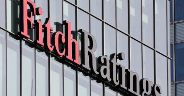 The Fitch Ratings logo is seen at their offices in the Canary Wharf financial district in London, Britain, March 3, 2016. (Reuters File Photo)