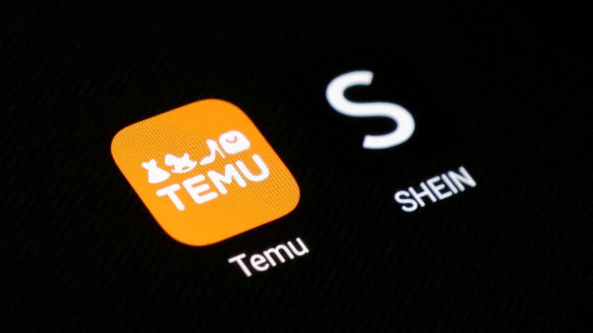 Shein and Temu app icons are seen in this illustration taken on Aug. 22, 2024. (Reuters Photo)