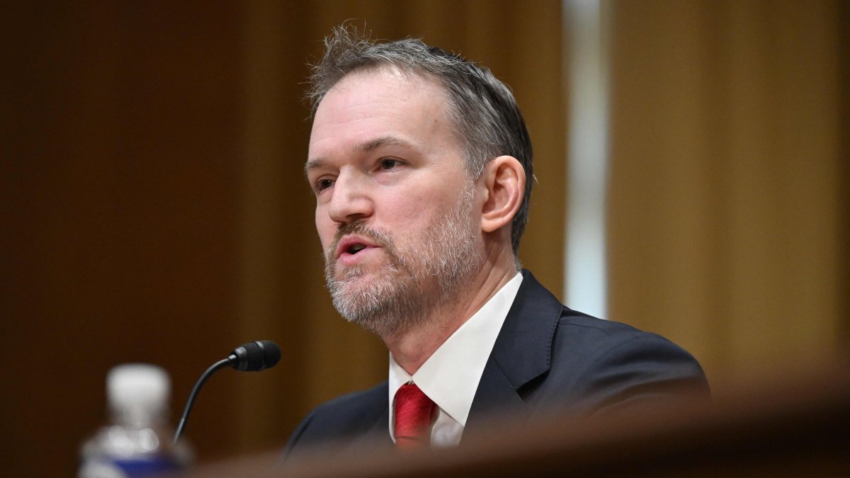 Jamieson Greer testifies during a Senate Finance Committee hearing on his nomination to be U.S. Trade Representative on Capitol Hill in Washington, D.C., U.S., Feb. 6, 2025. (AFP Photo)